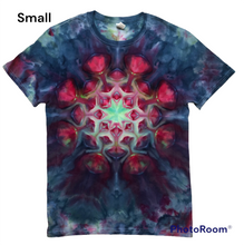 Load image into Gallery viewer, Adult Small Tshirt, mandala tie dye
