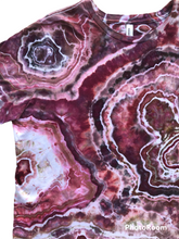 Load image into Gallery viewer, Ladies 2XL Tshirt, geode tie dye design
