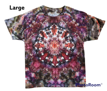 Load image into Gallery viewer, Adult Large Tshirt, mandala tie dye
