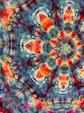 Load image into Gallery viewer, Tie dye tapestry, mandala design
