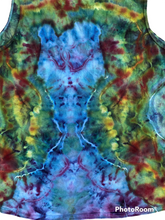 Load image into Gallery viewer, Ladies 4XL Tank, mandala tie dye design
