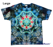 Load image into Gallery viewer, Adult Large Tshirt, mandala tie dye
