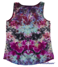 Load image into Gallery viewer, Ladies Medium tank top, reverse tie dye design
